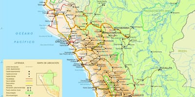 რუკა ჩრდილოეთ პერუს