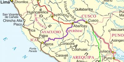 რუკა cusco პერუს