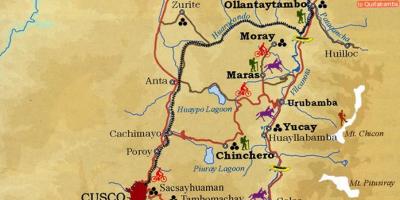 რუკა წმინდა ველი cusco პერუს
